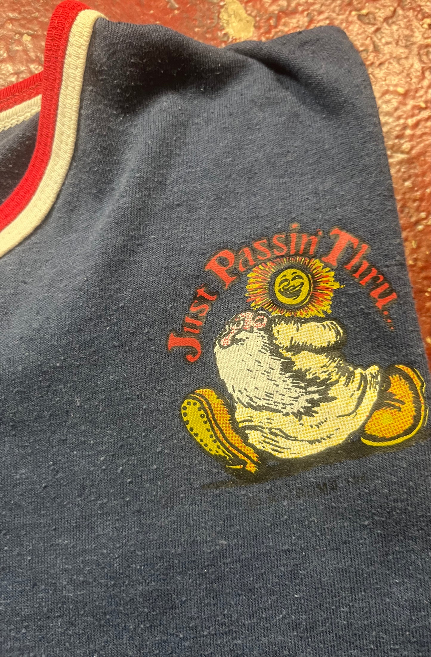 70s/80s Robert Crumb “Just Passin Thru” Shirt