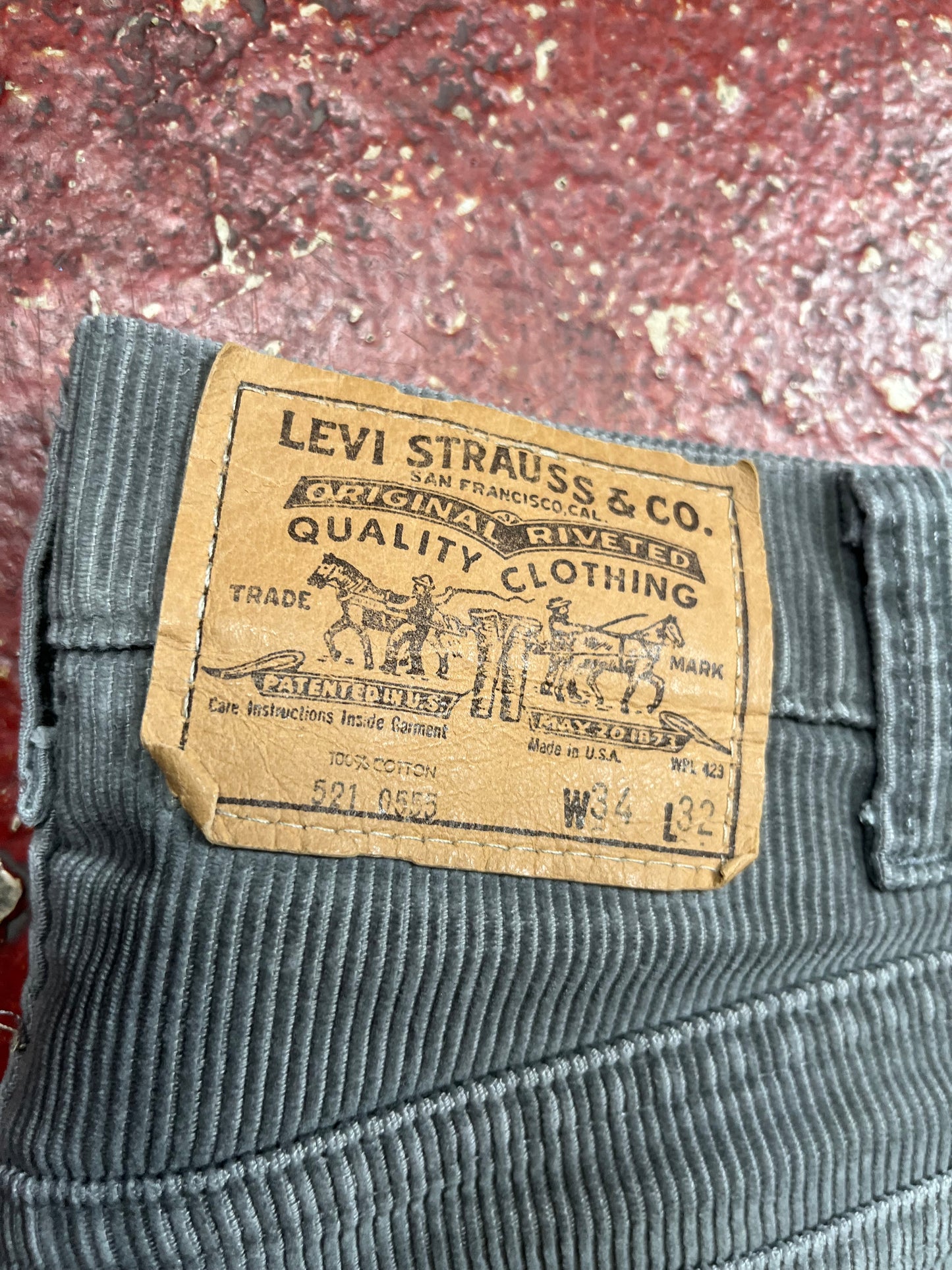 80s Levis 521 Corduroy Pants