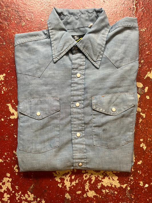 60s Maverick Blue Bell Western Shirt