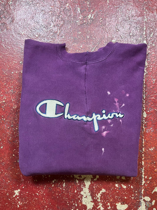 90s Champion Reverse Weave Spell Out Crewneck