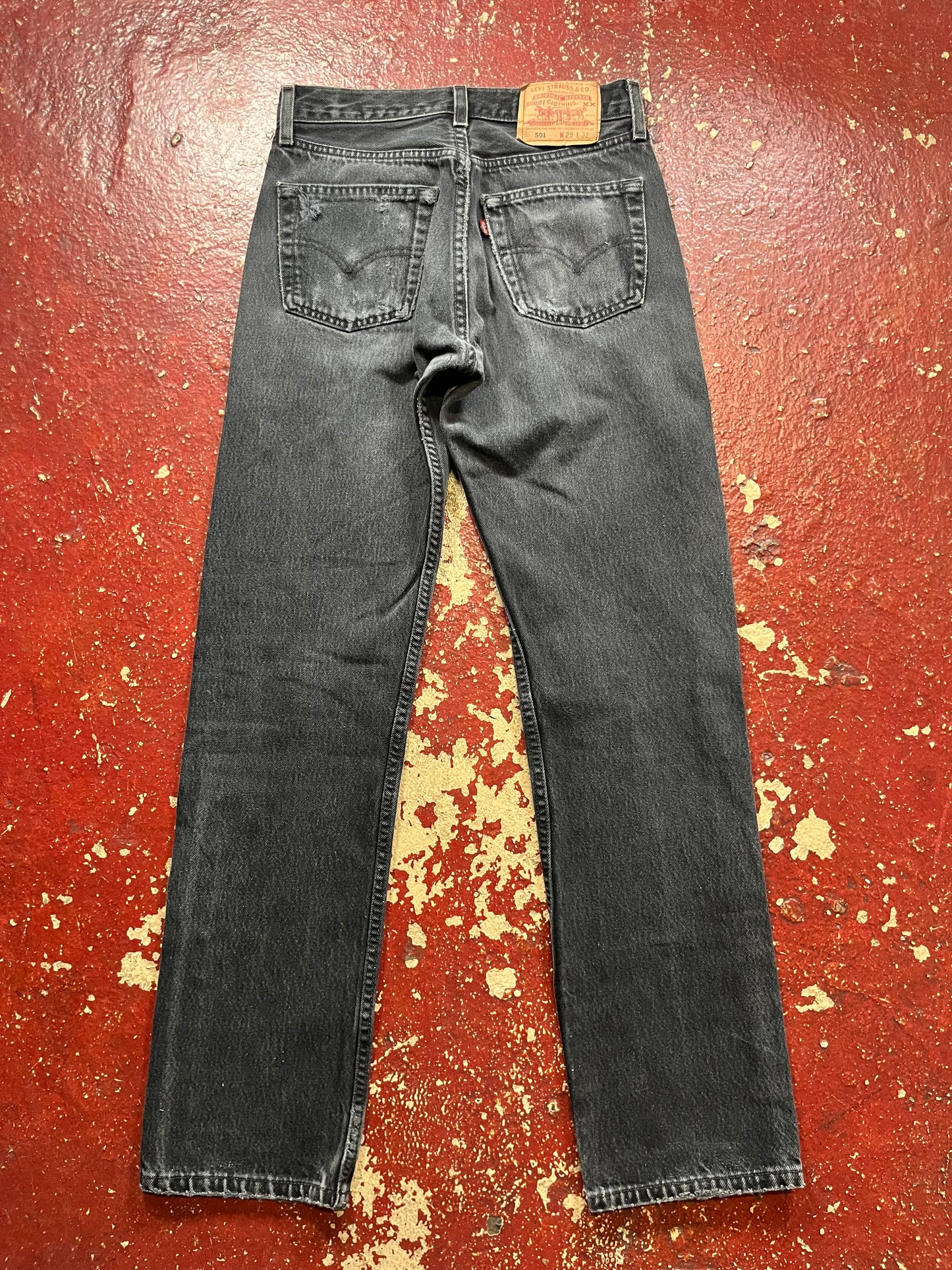 90s Levi’s 501s Black Jeans