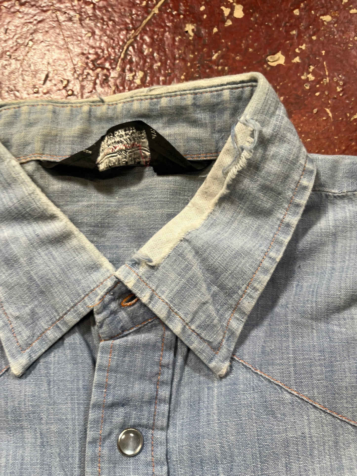 60s/70s BJR Western Pearl Snap Long Sleeve Shirt