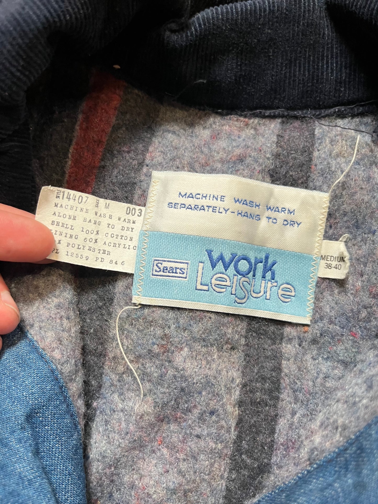 70s Sears Denim Chore Jacket