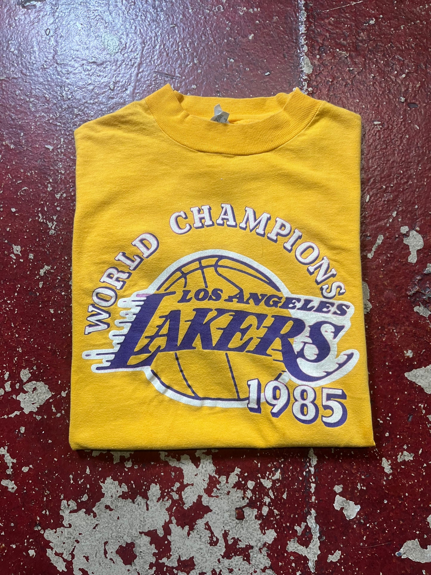 1985 Los Angeles Lakers World Champions Tee