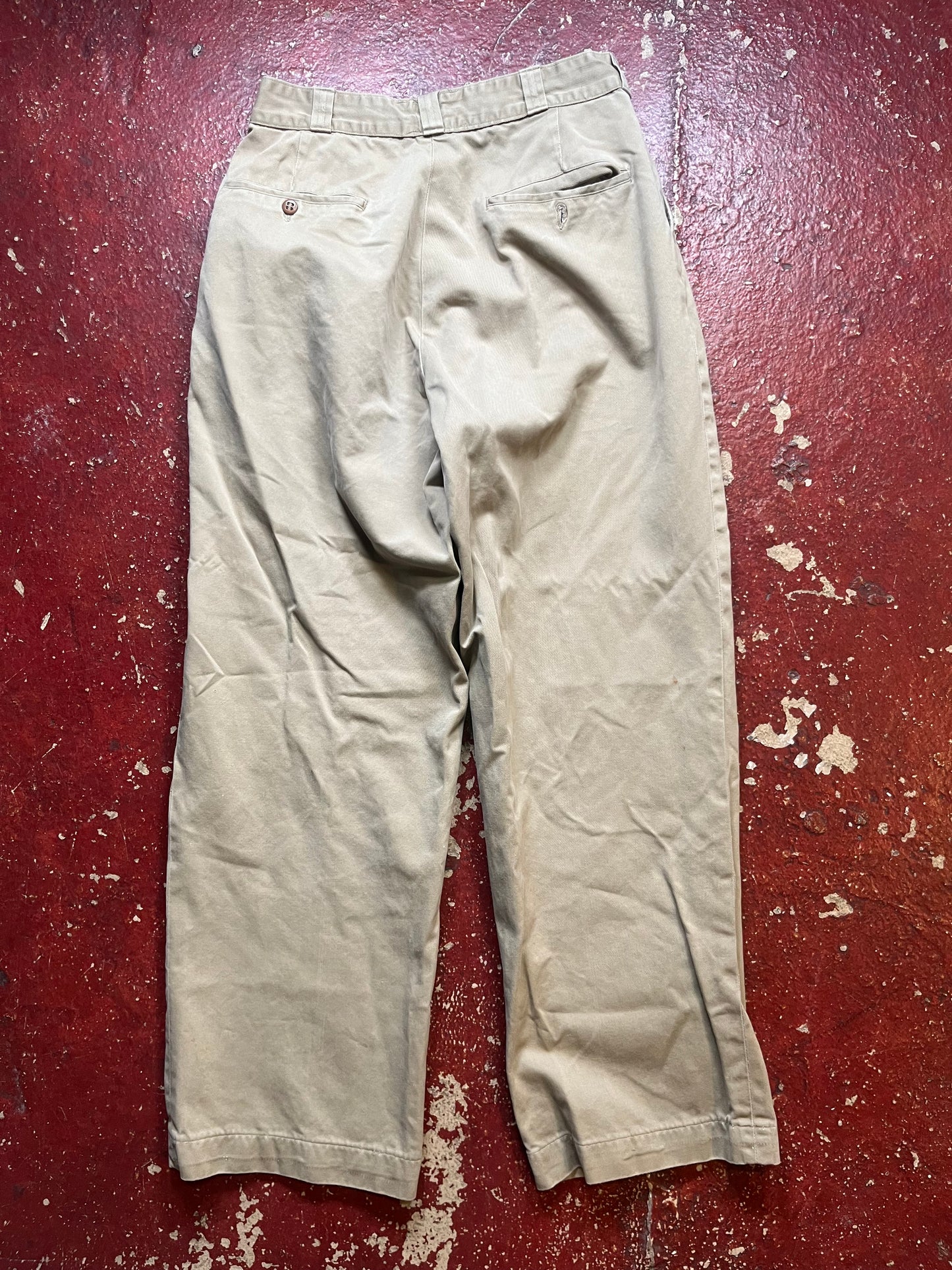 50s Cotton Khaki Pants