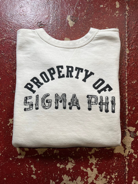 50s Single V Sigma Phi Crewneck