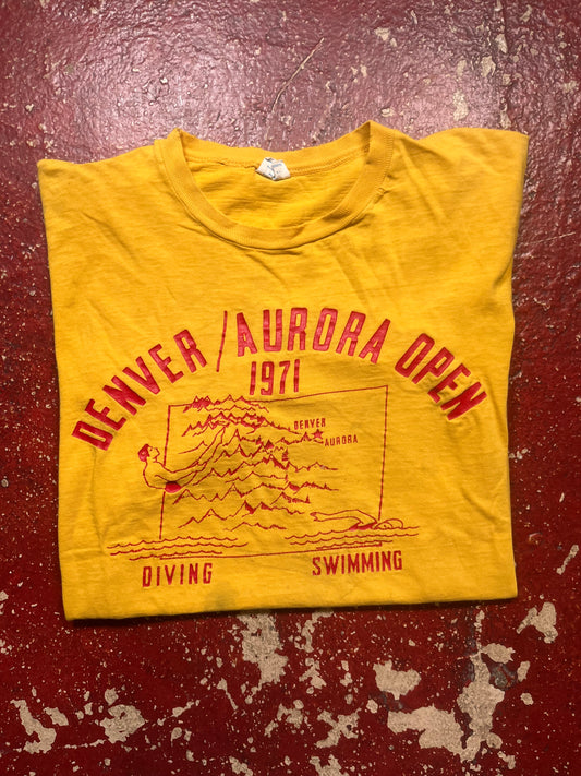1971 Champion Denver Swimming Open Tee
