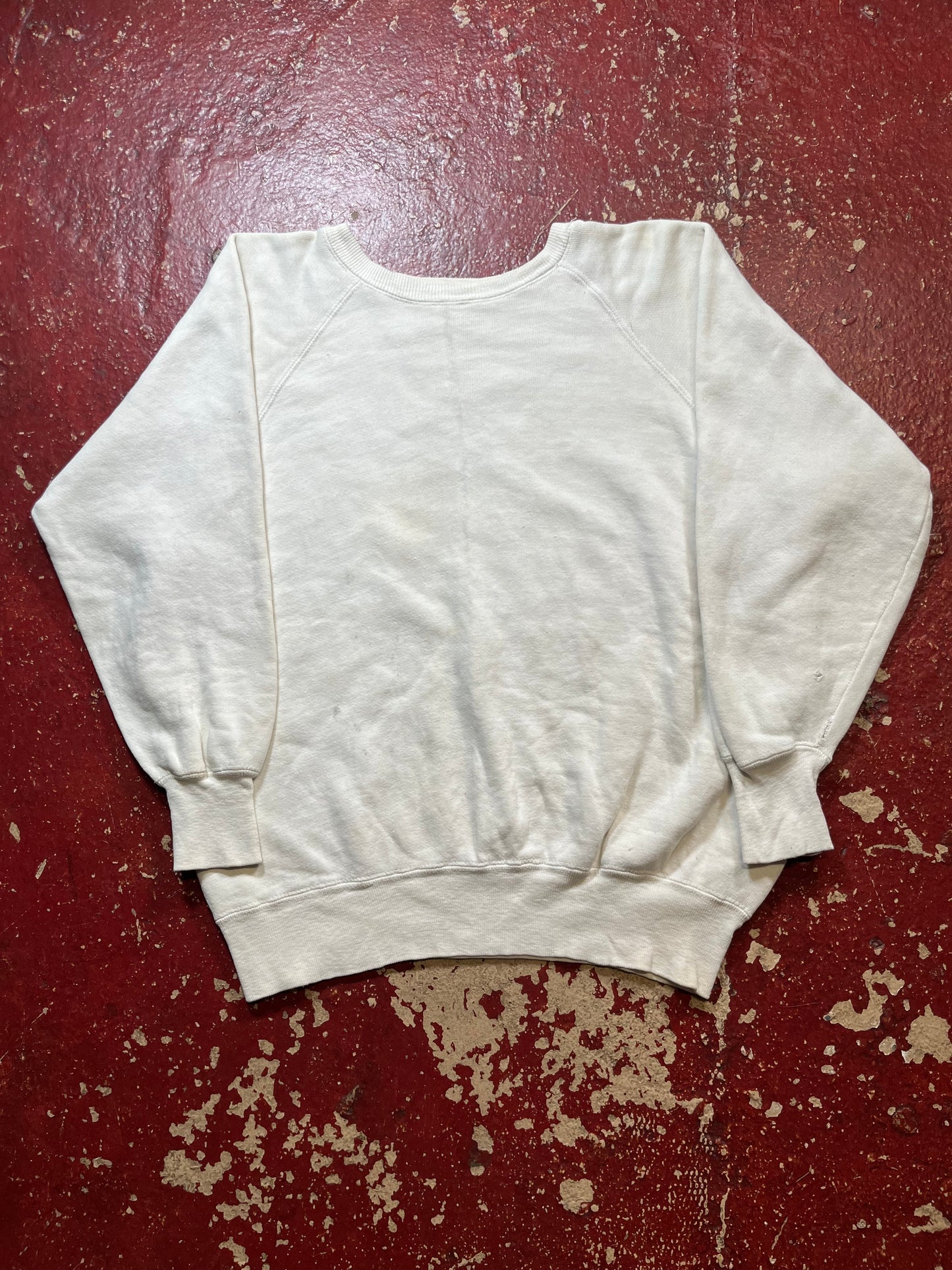 50s/60s White Crewneck