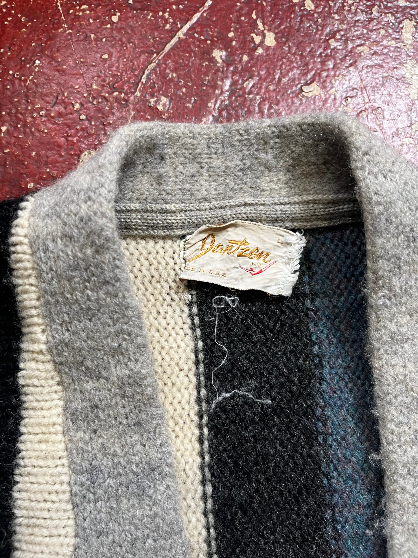60s Jantzen Striped Cardigan