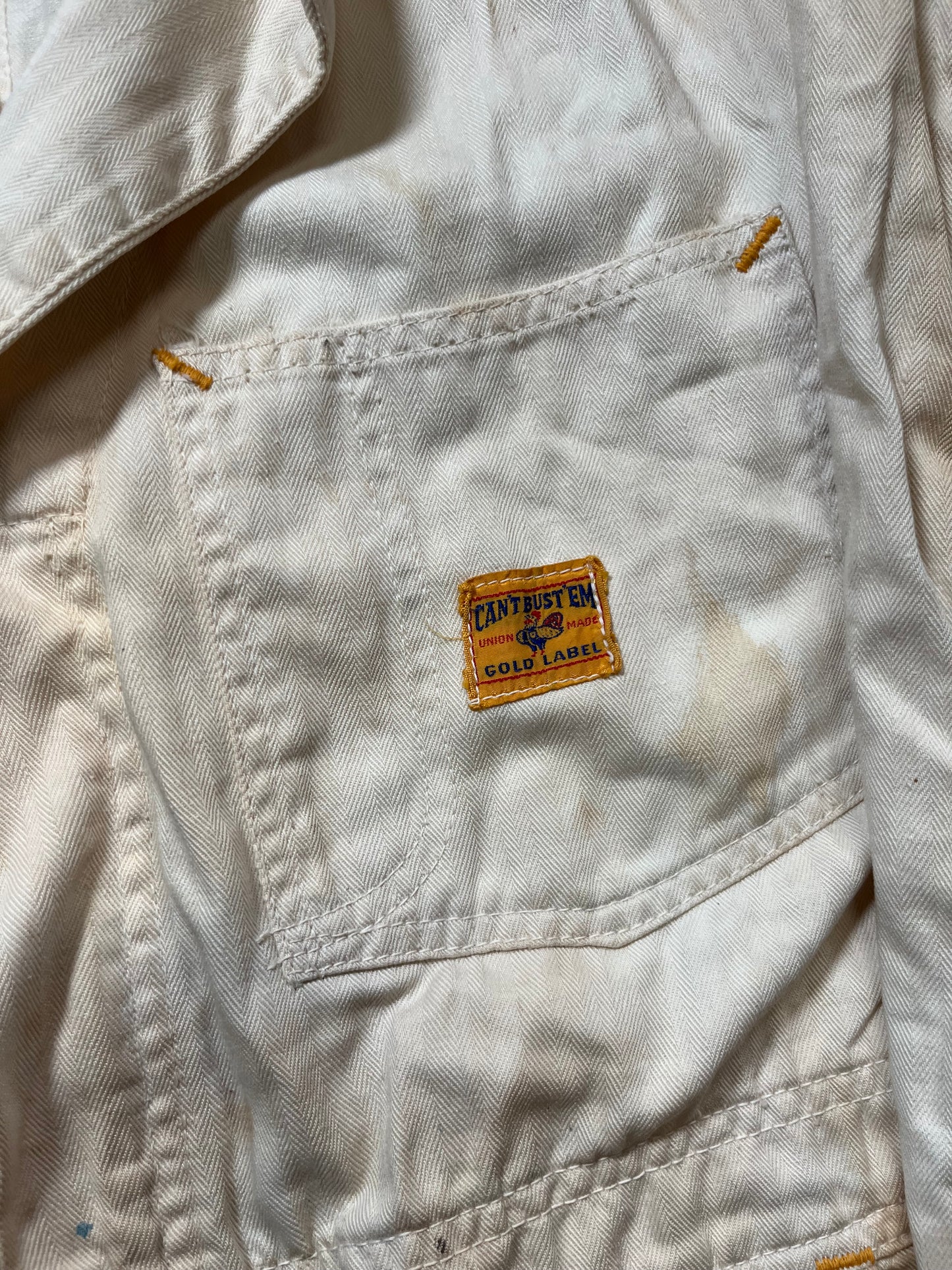 40s/50s Can’t Bust Em HBT Chainstitched Coveralls