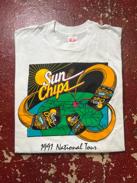 1991 Sun Chips National Tour Tee