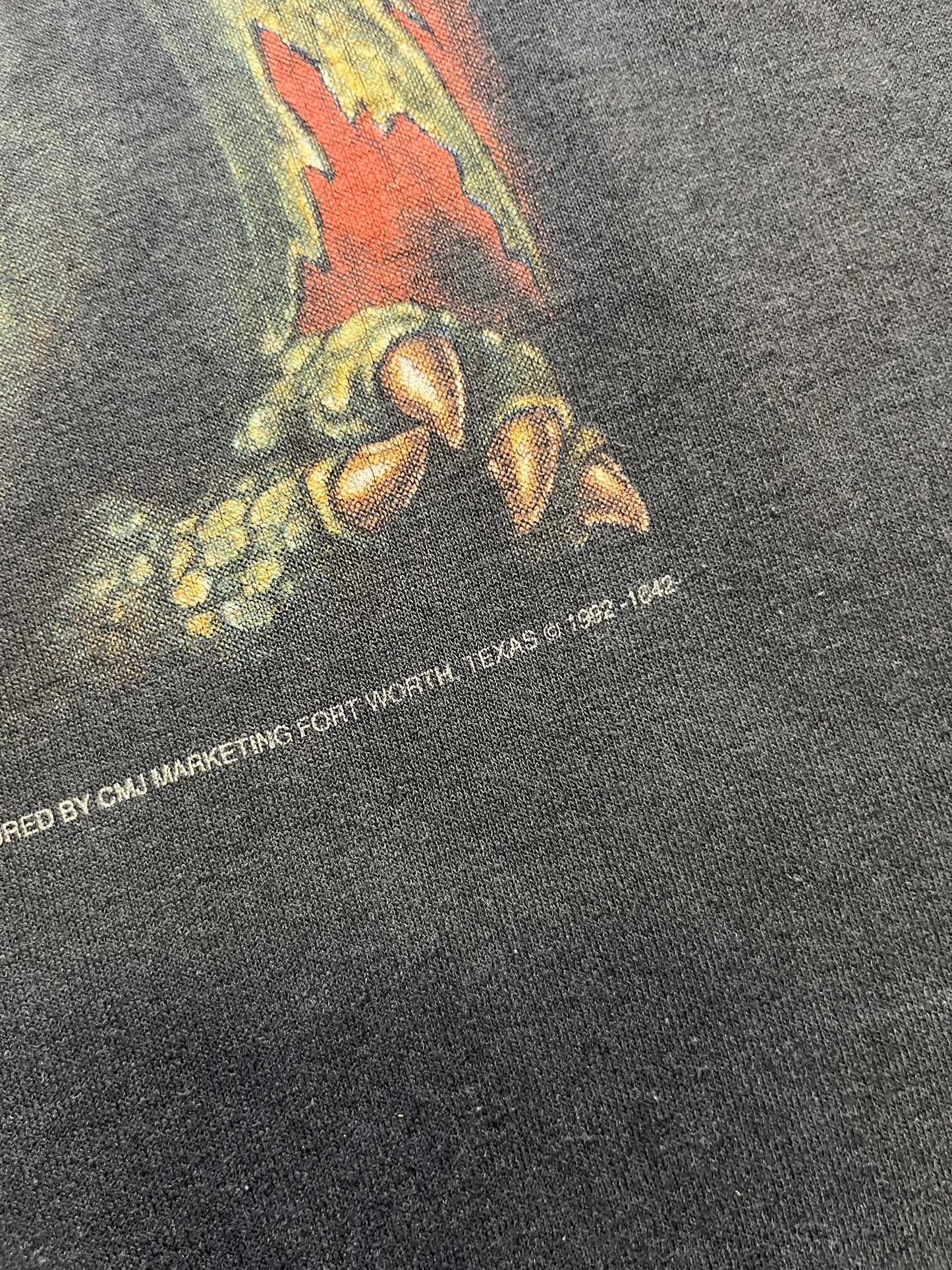 1992 3D Emblem American Biker Tee