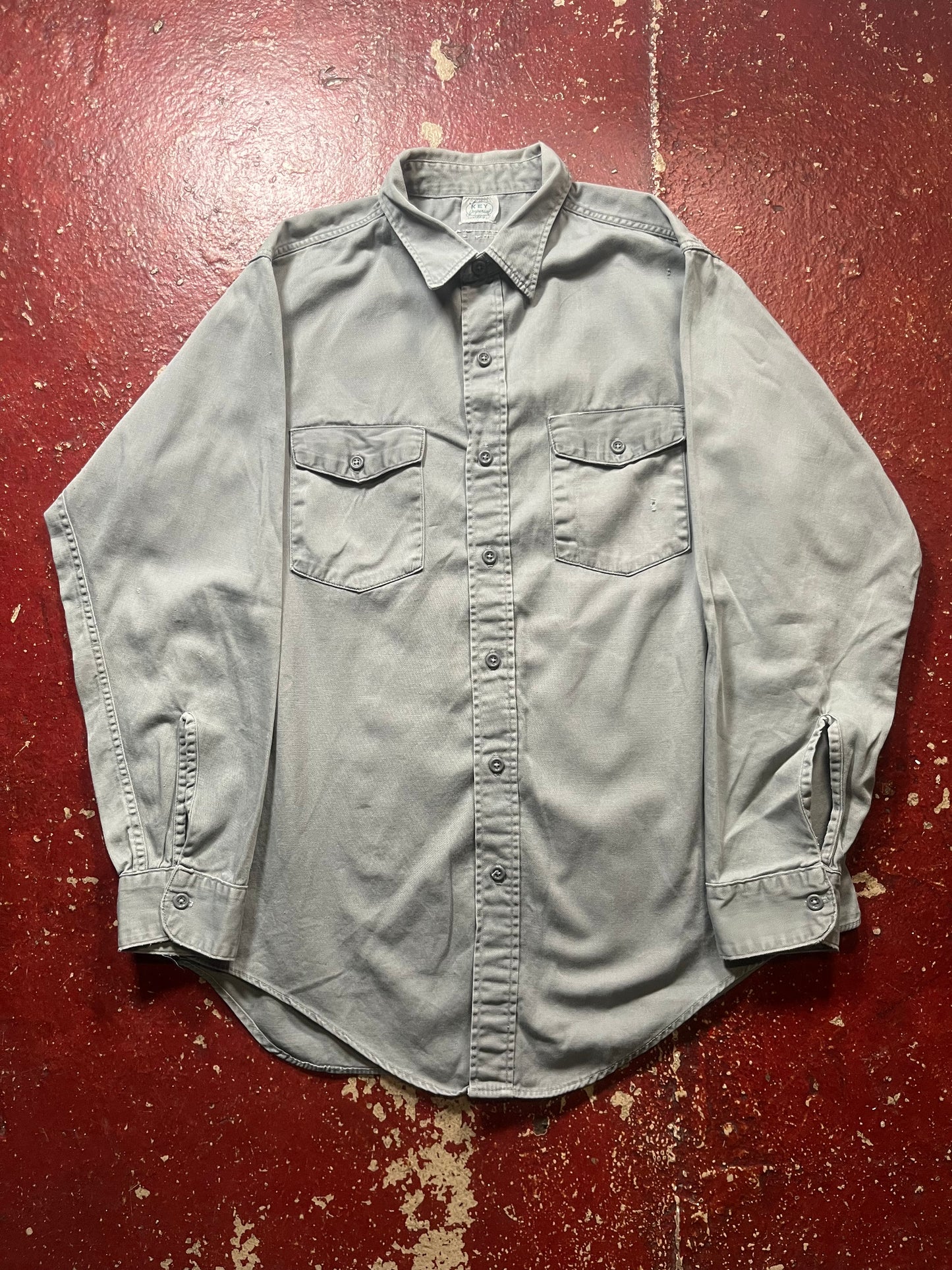 50s Key Grey Work Shirt
