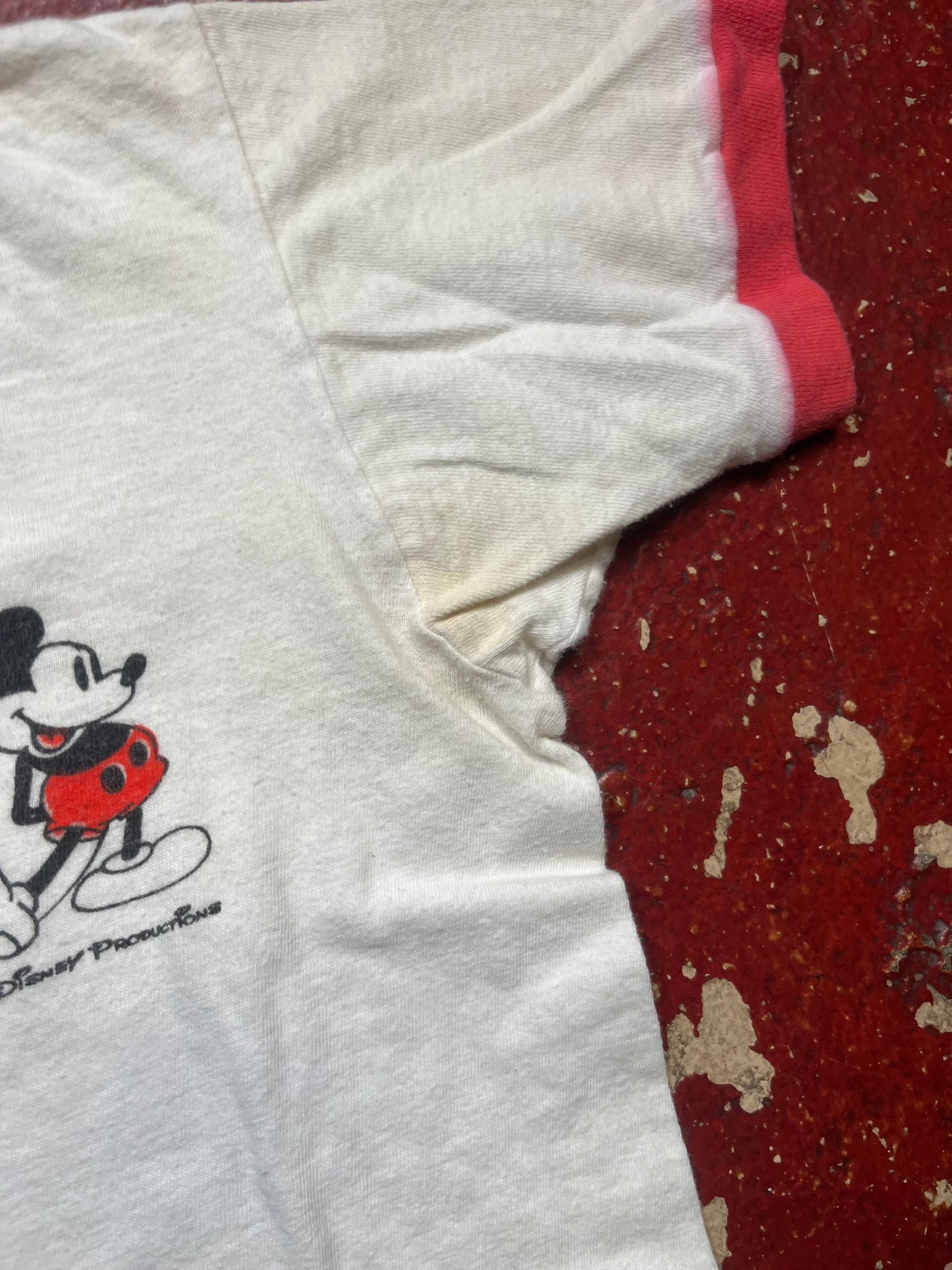 70s Mickey Mouse Ringer Tee