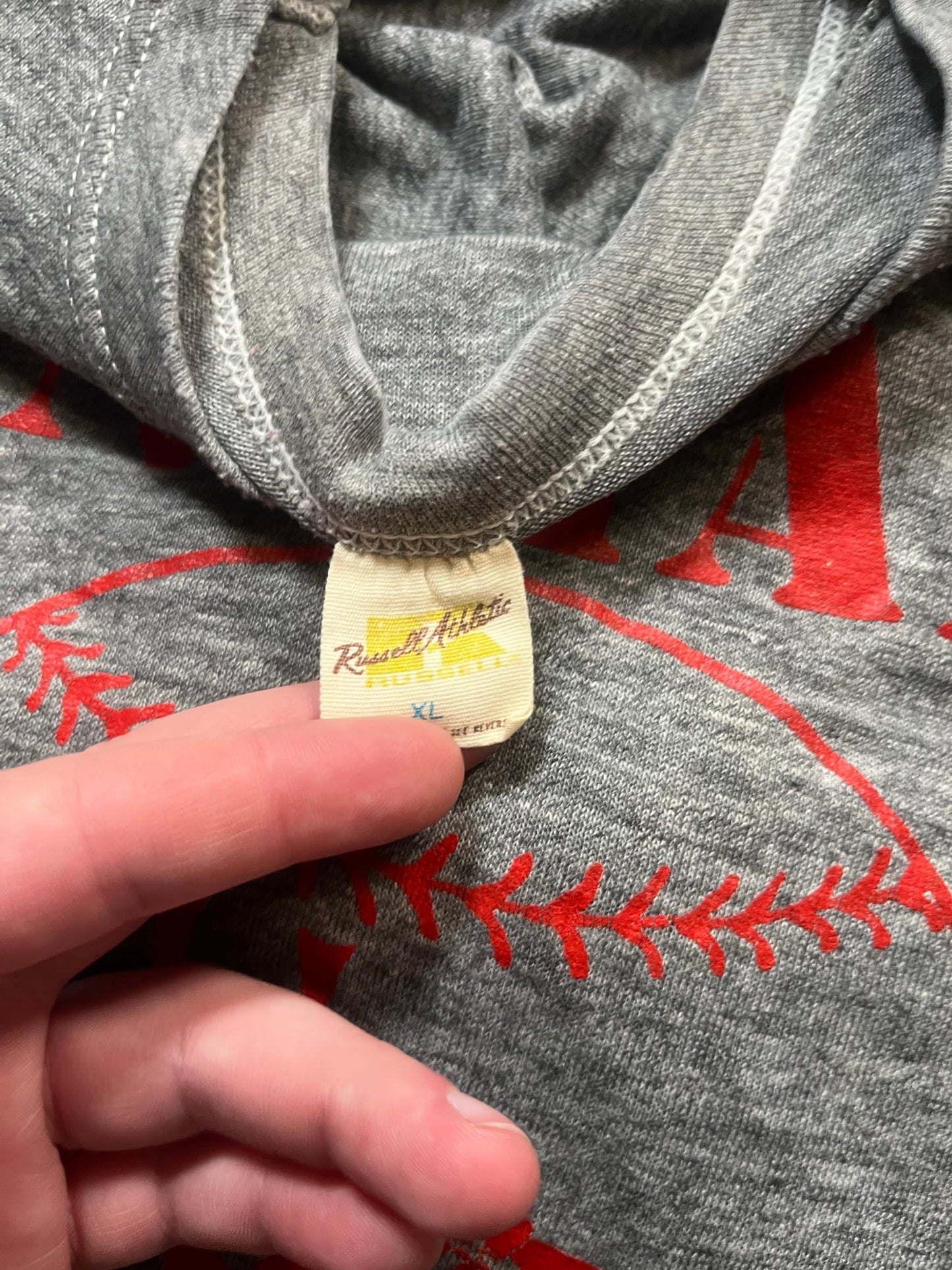 70s Russell Indian Baseball Tee