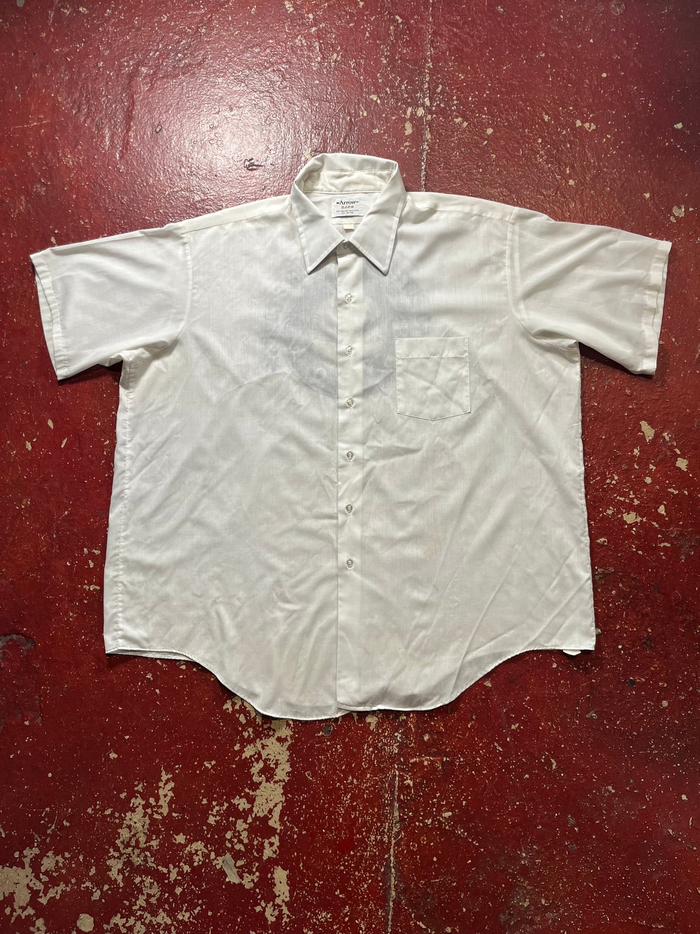 60s/70s Arrow DPOE Chainstitched Short Sleeve Button Up Shirt