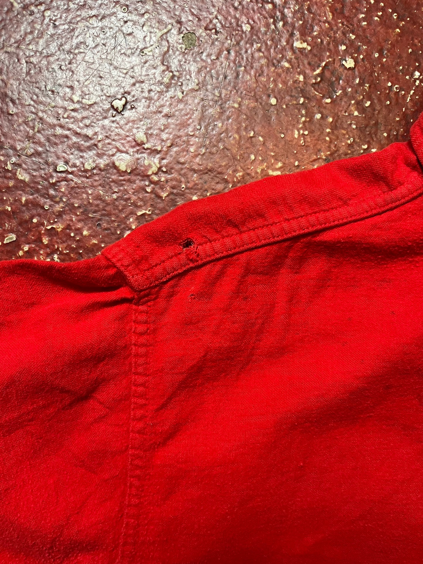 50s Winter King Red Short Sleeve Shirt