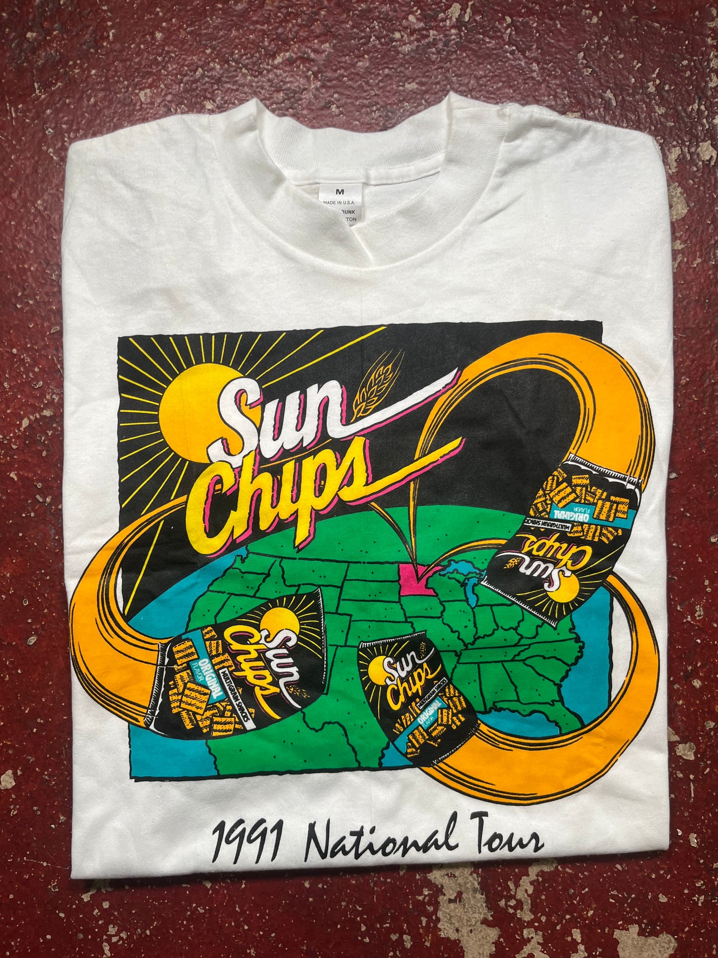 1991 Sun Chips National Tour Tee