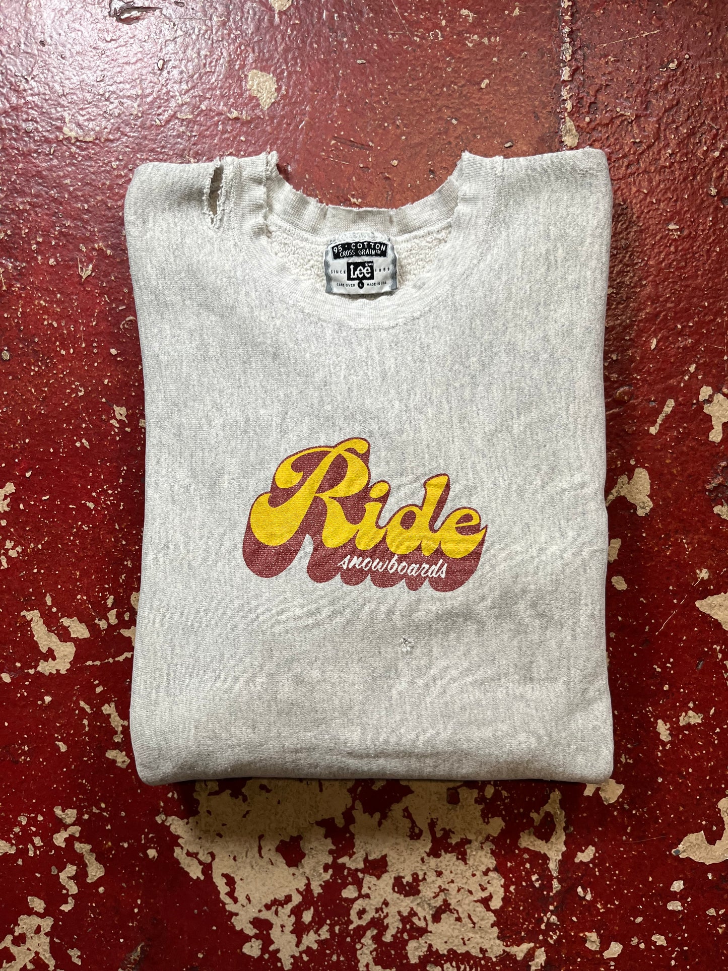 90s Ride Snowboards Crewneck