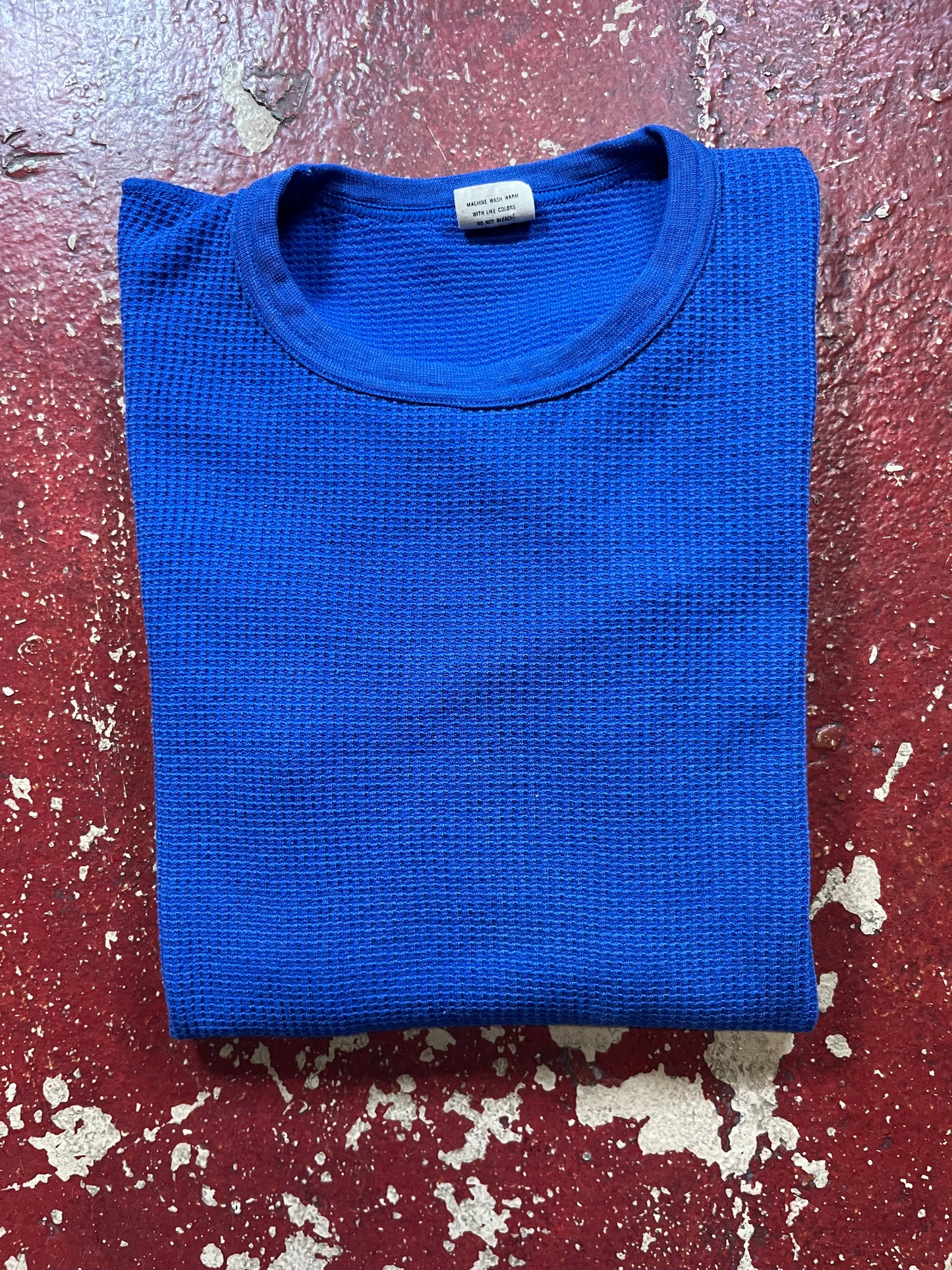 70s Long John Blue Thermal