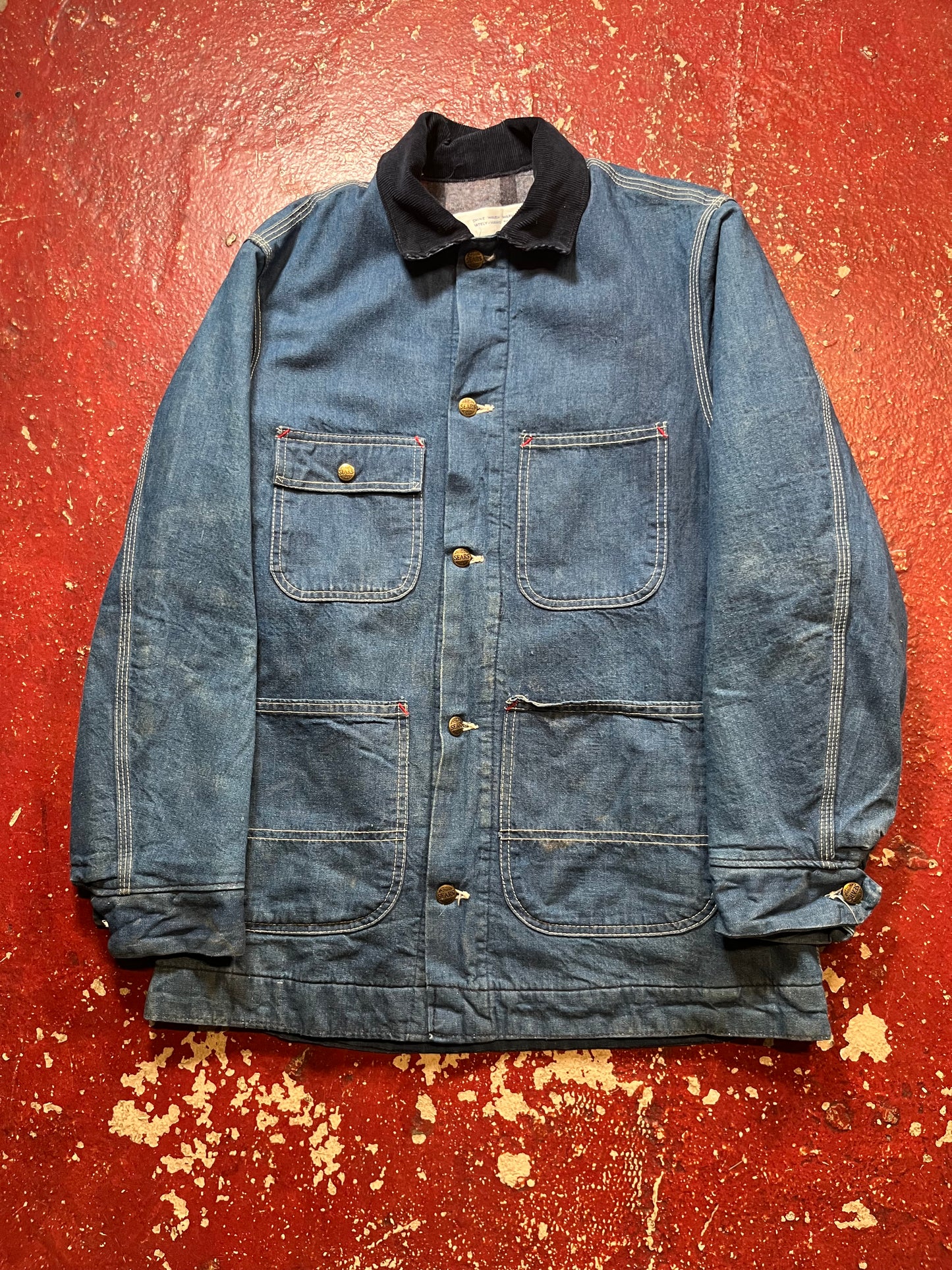 70s Sears Denim Chore Jacket