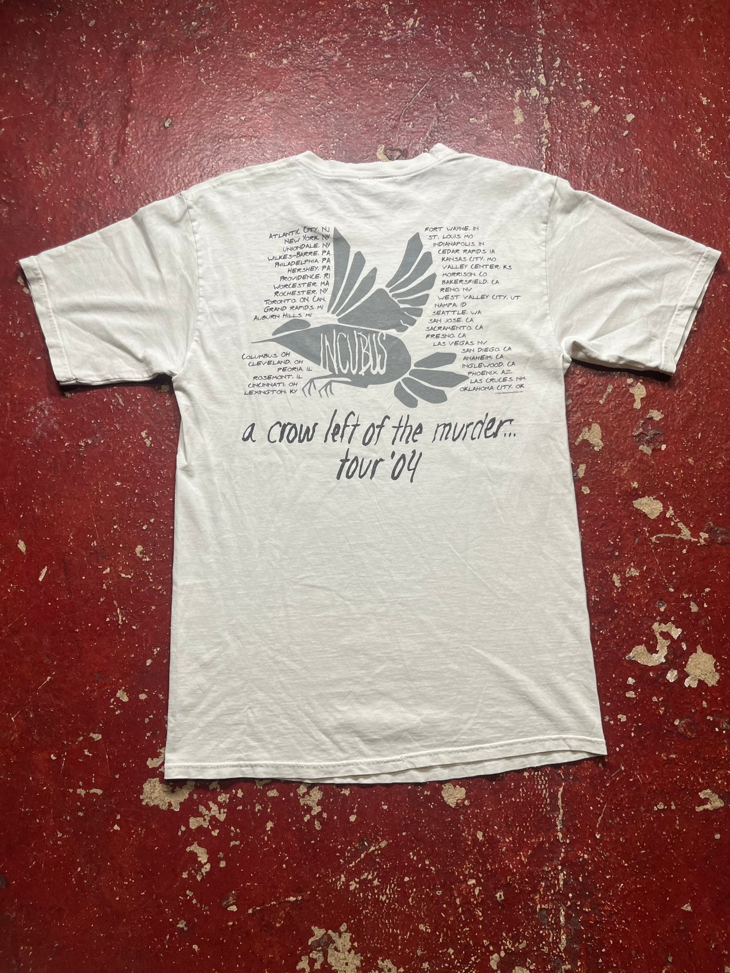 2004 Incubus “Crow Left Of The Murder” Tee