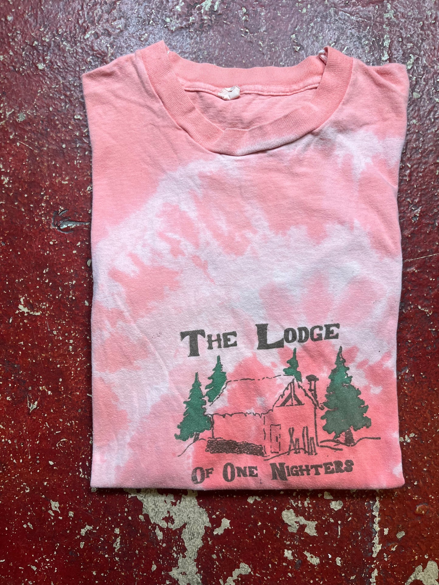 70s/80s The Lodge Of One Nighters Tye Dye Tee