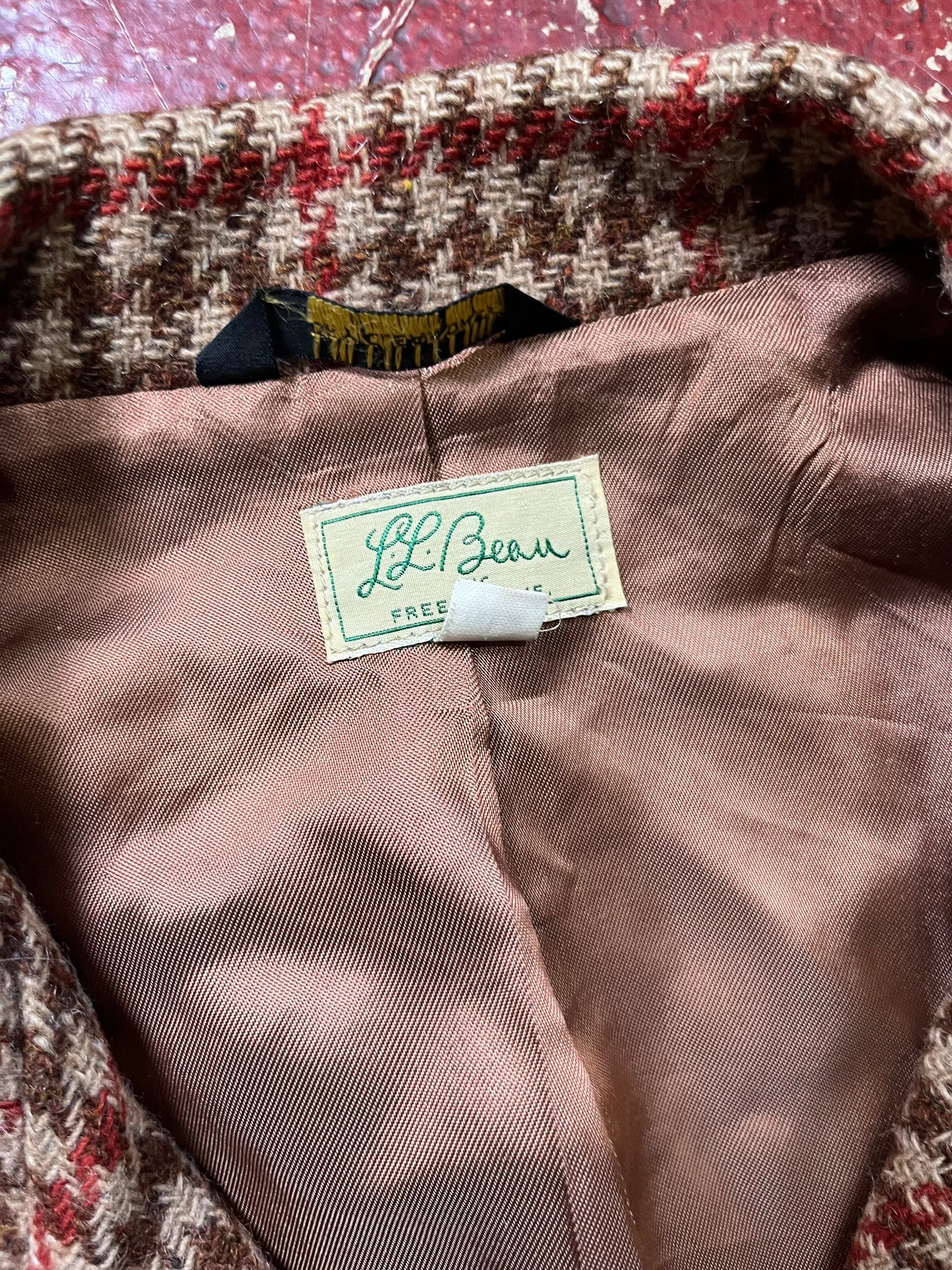 60s LL Bean Houndstooth Blazer