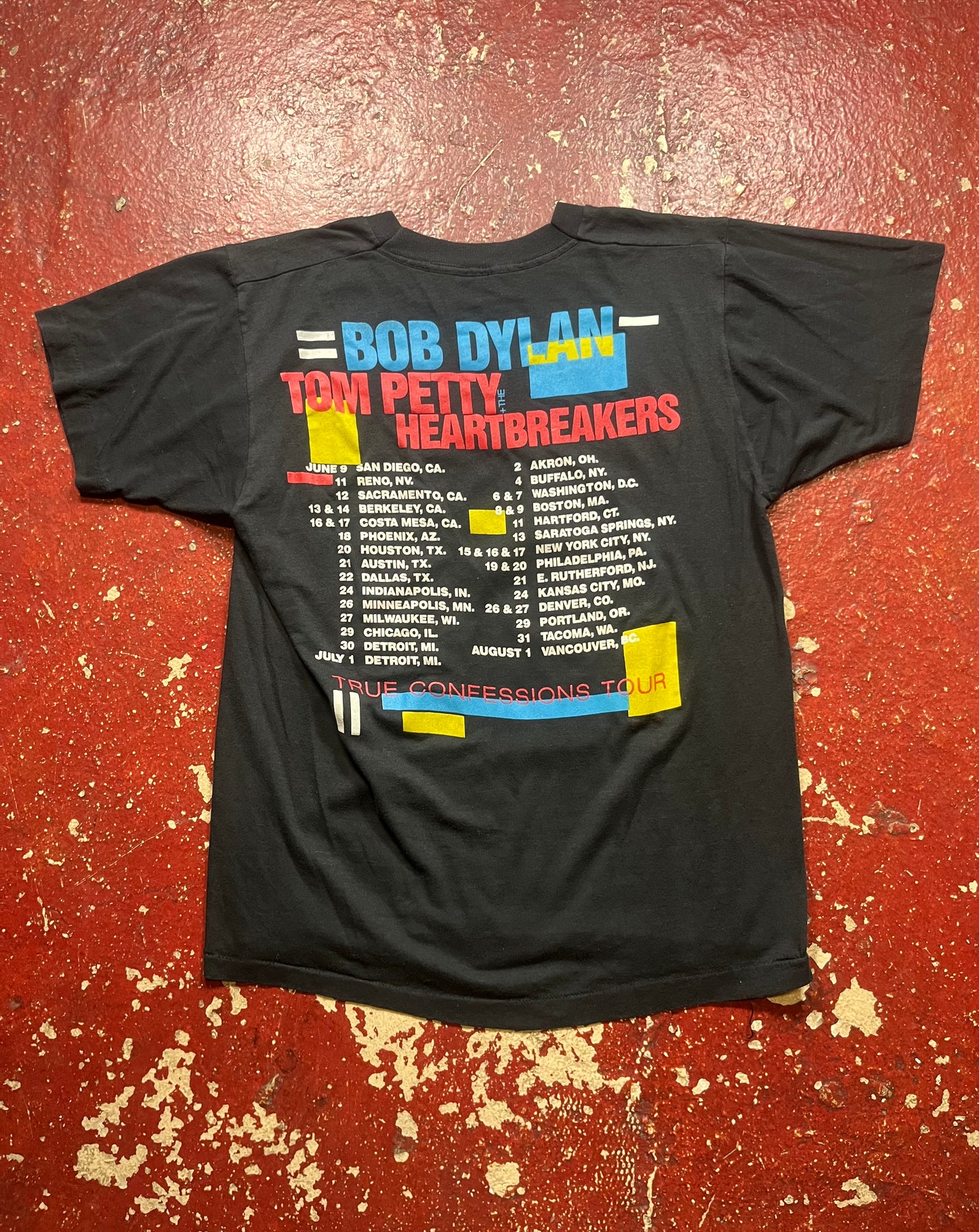 1986 Bob Dylan “True Confessions” Tee