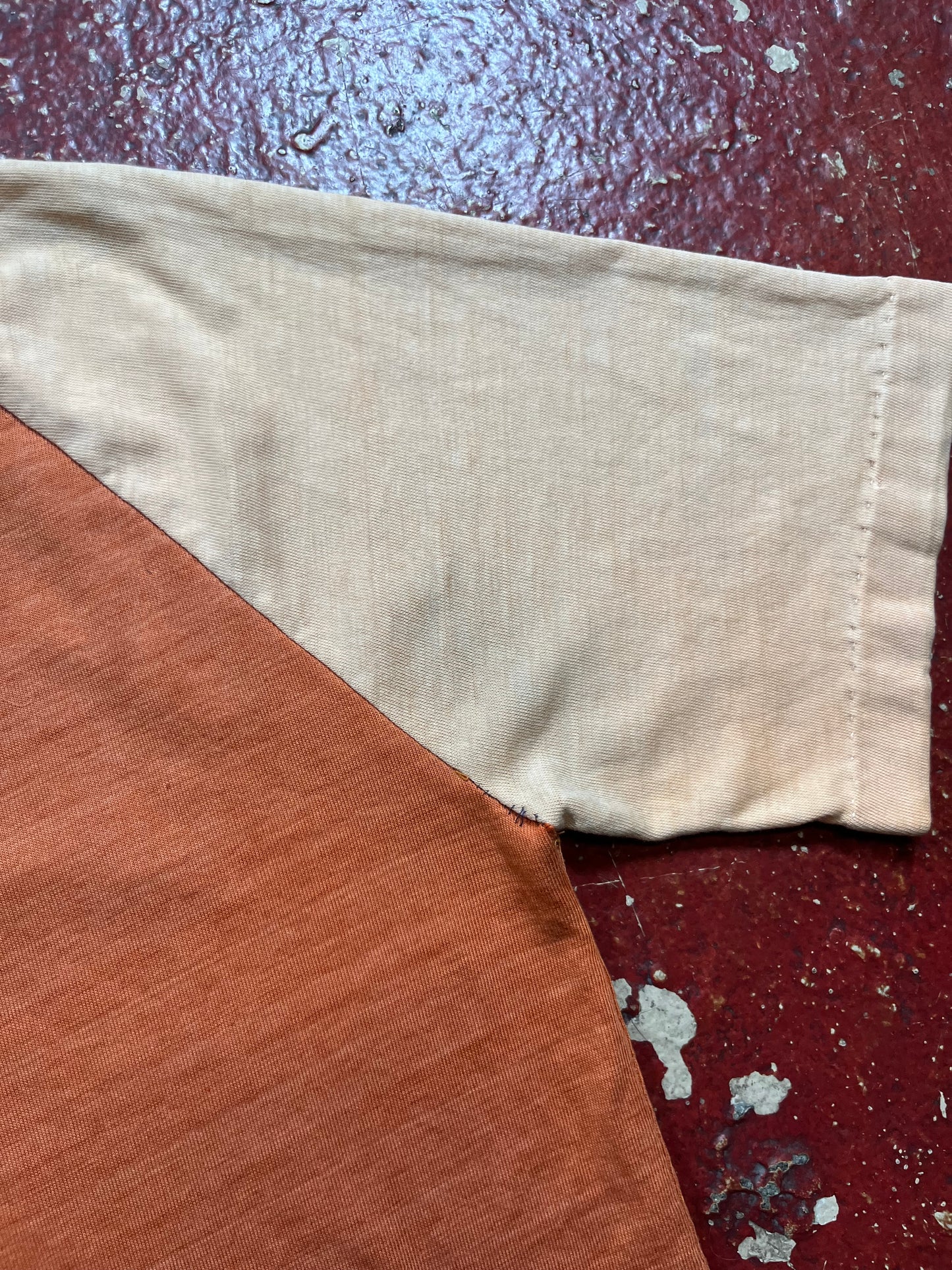 80s Orange Two Tone Shirt