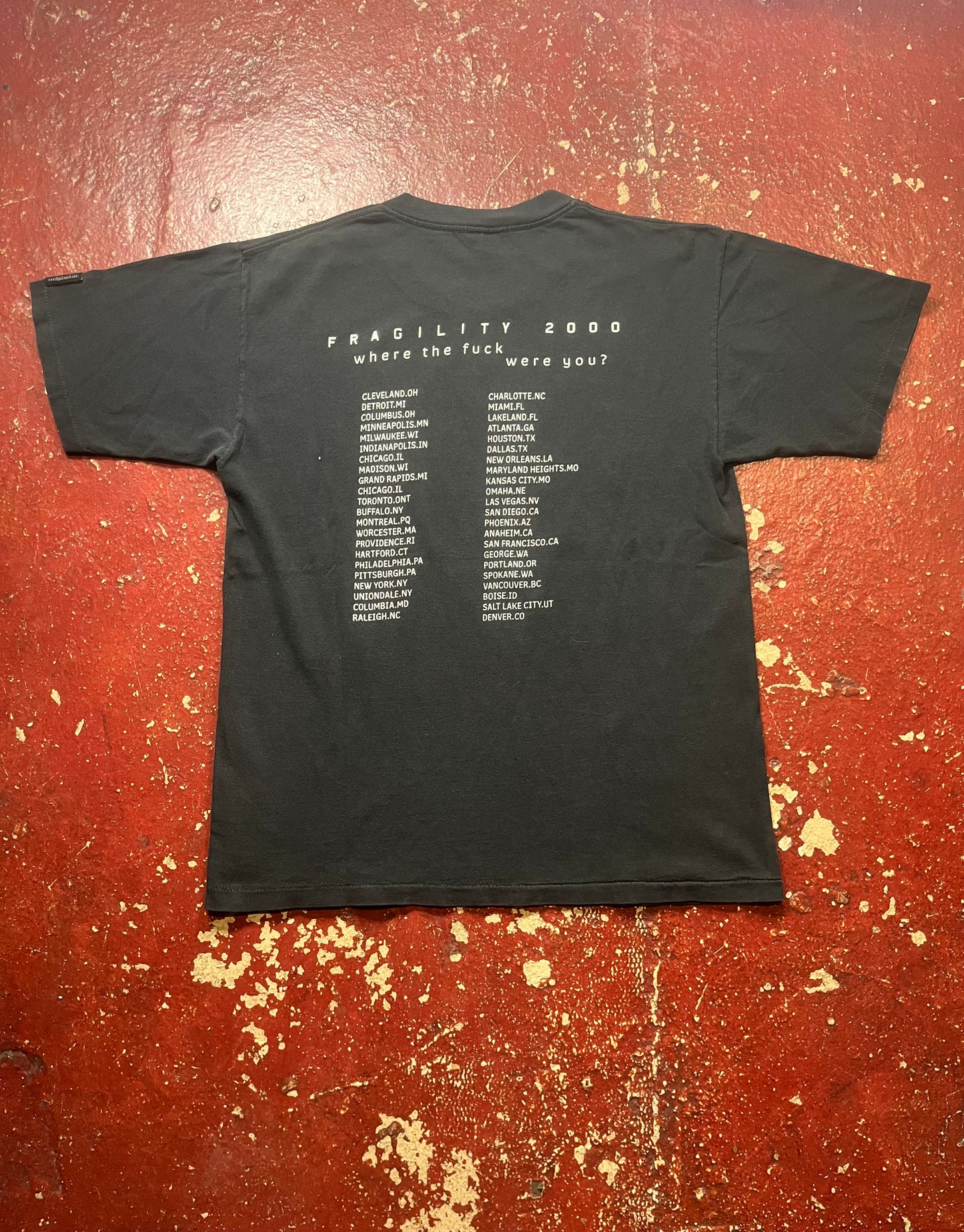 2000 Nine Inch Nails “Fragile” Tee