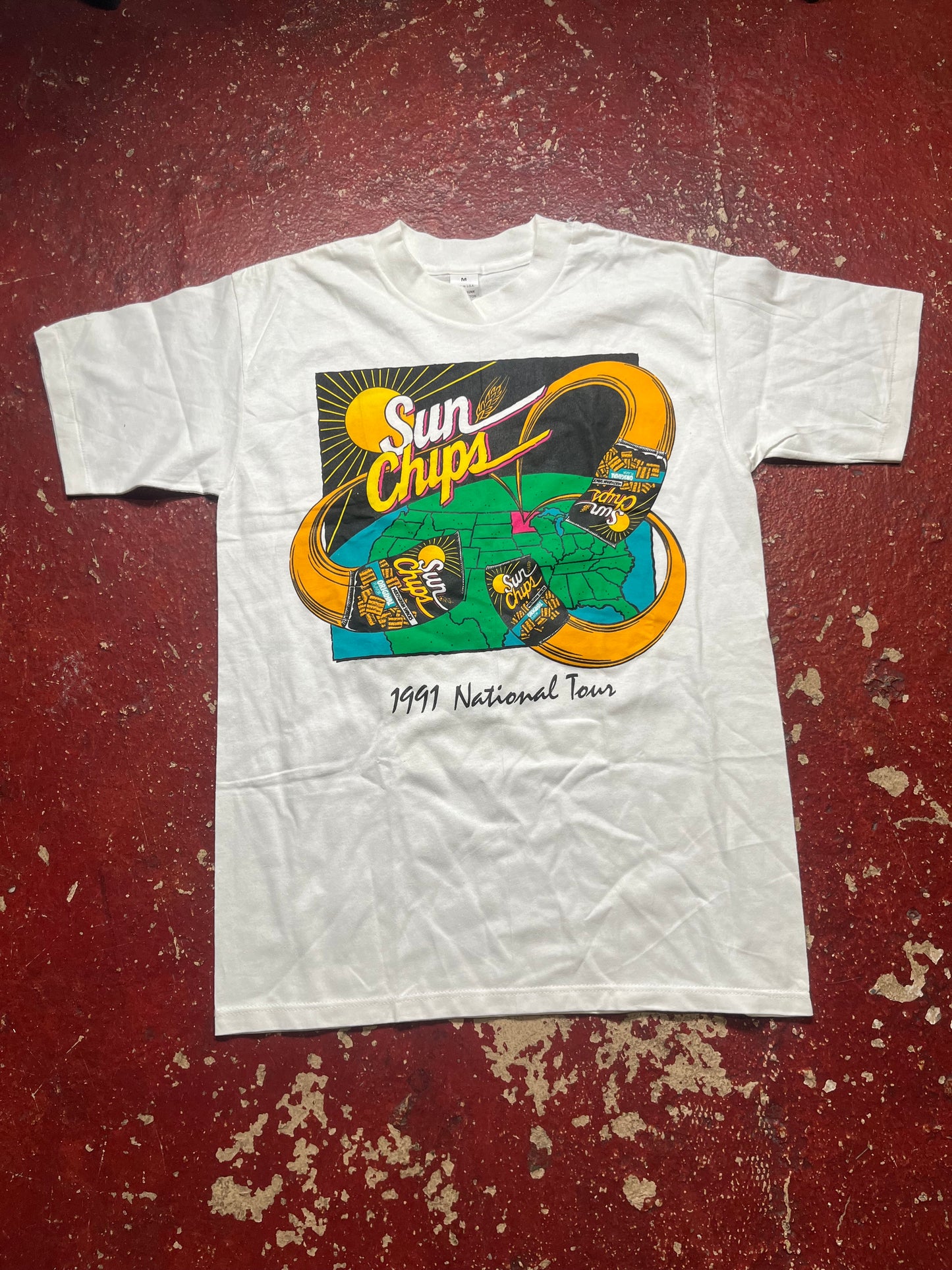 1991 Sun Chips National Tour Tee