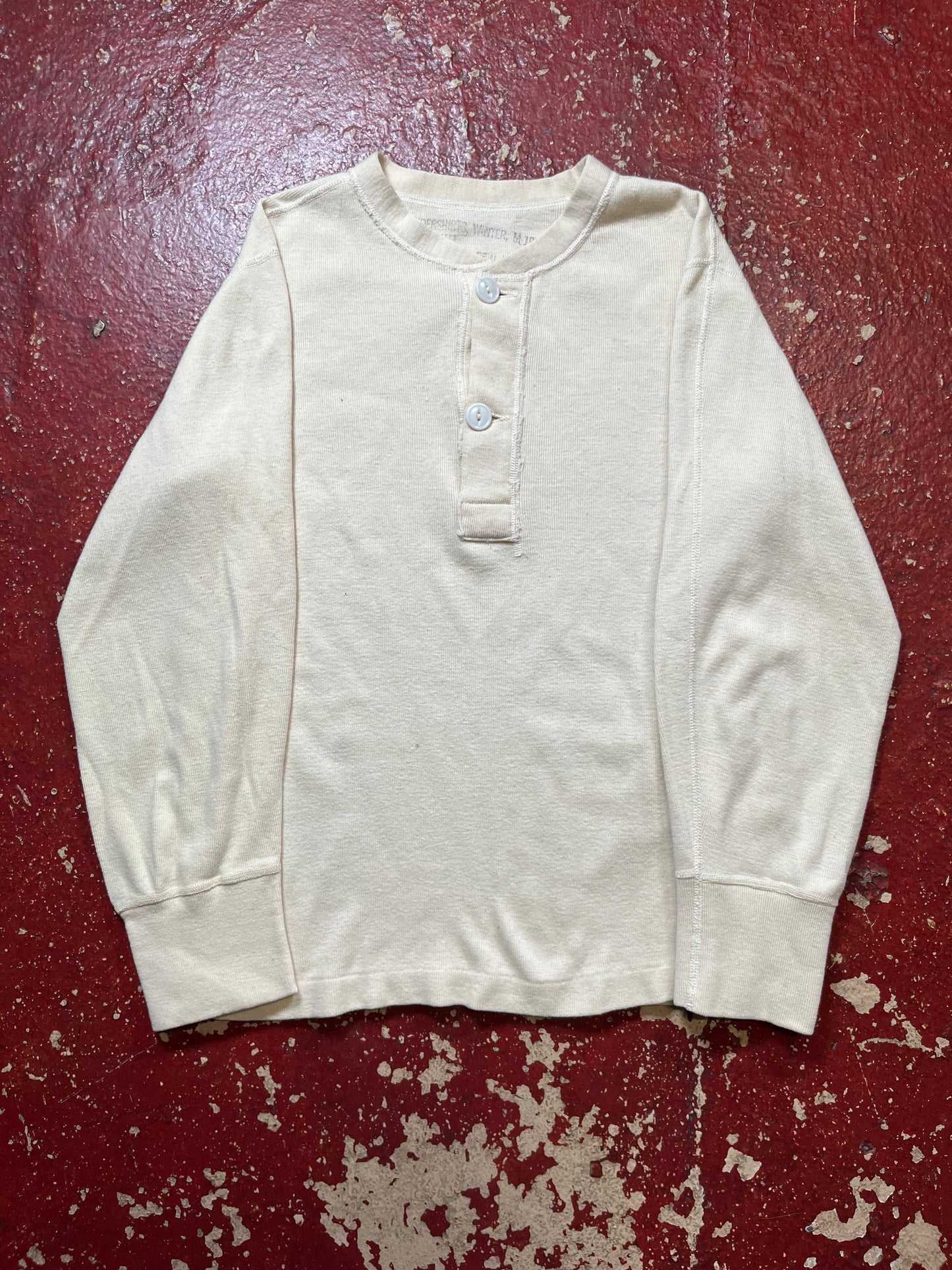 50s Henley Long Sleeve Shirt