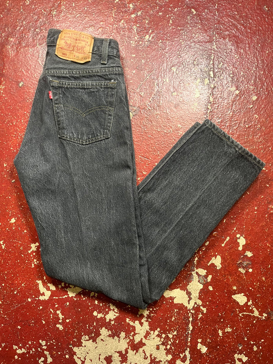 90s Levi’s 501s Black Jeans