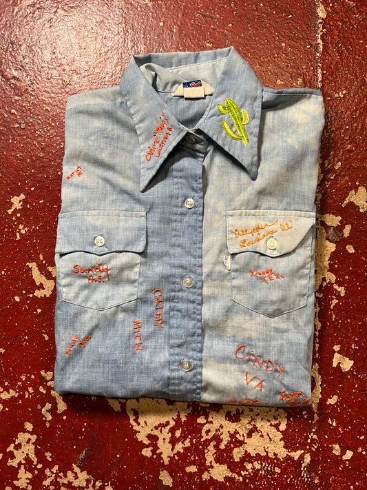 70s Levi’s Signature Chambray Long Sleeve Shirt
