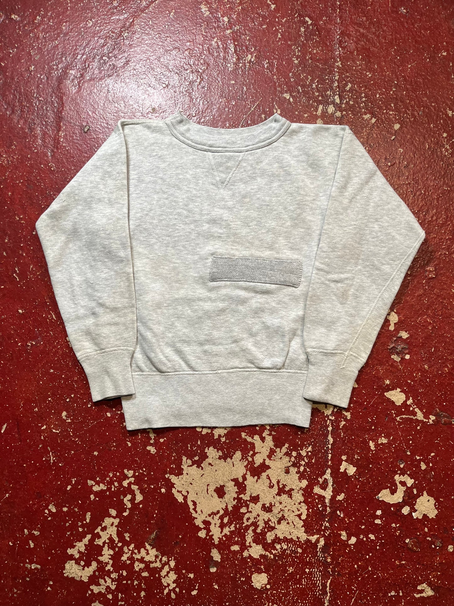 50s Single V Grey Crewneck