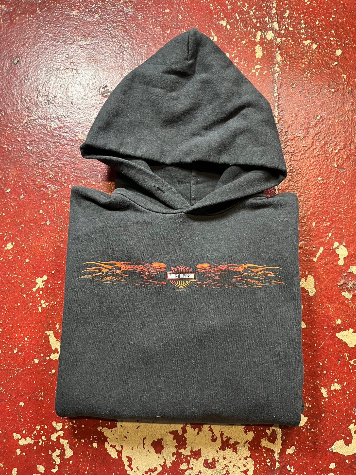 2004 Harley Davidson Hollingsworth Flames Hoodie