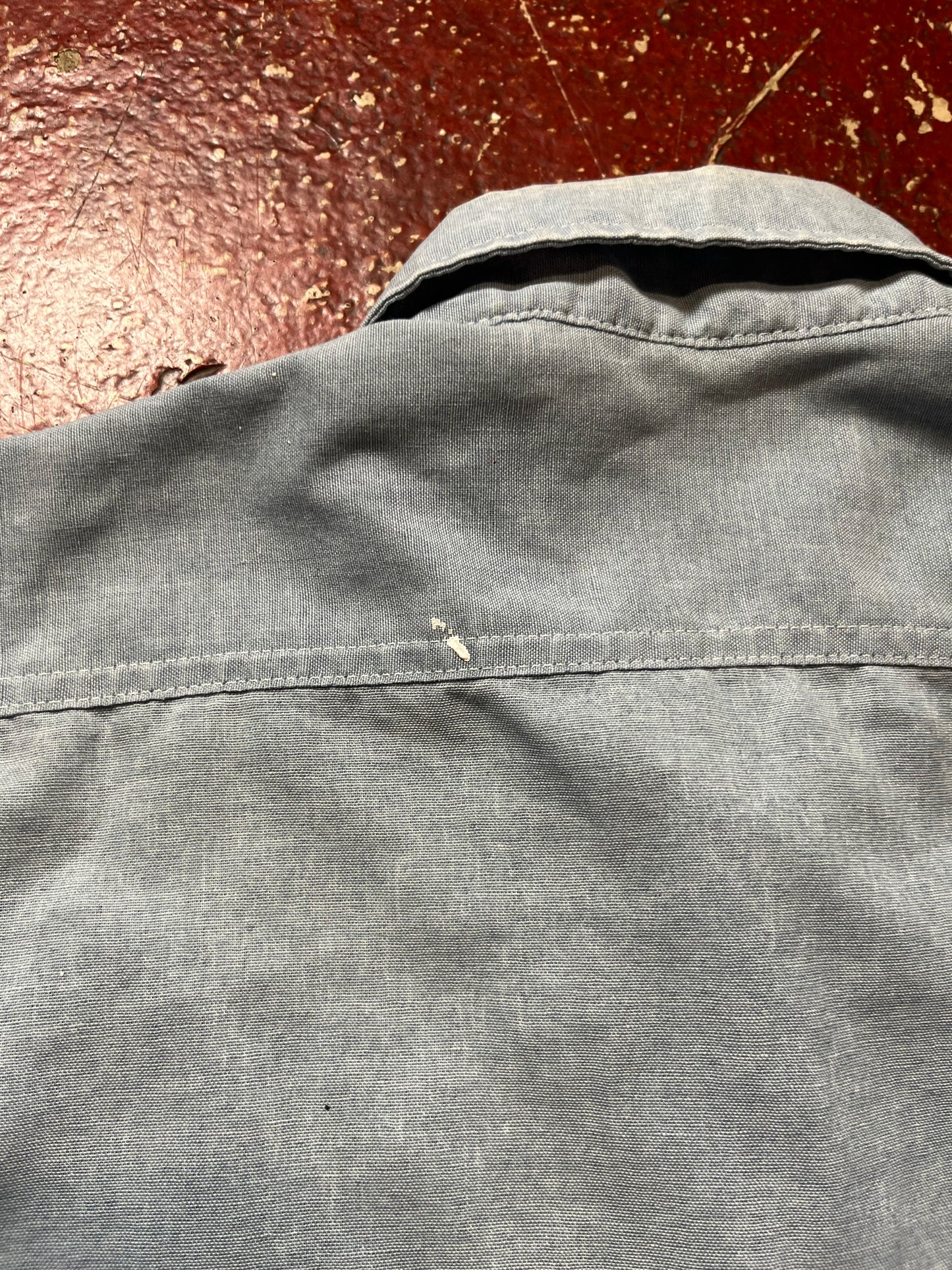 80s Big Mac Chambray Long Sleeve Shirt