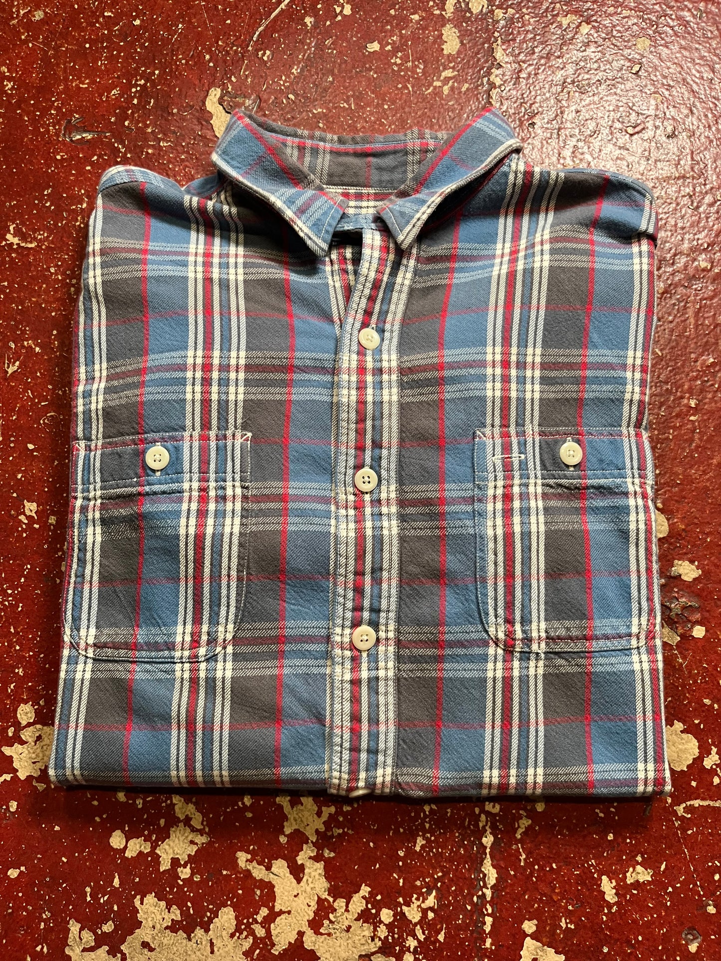 90s Polo Ralph Lauren Blue & Black Flannel