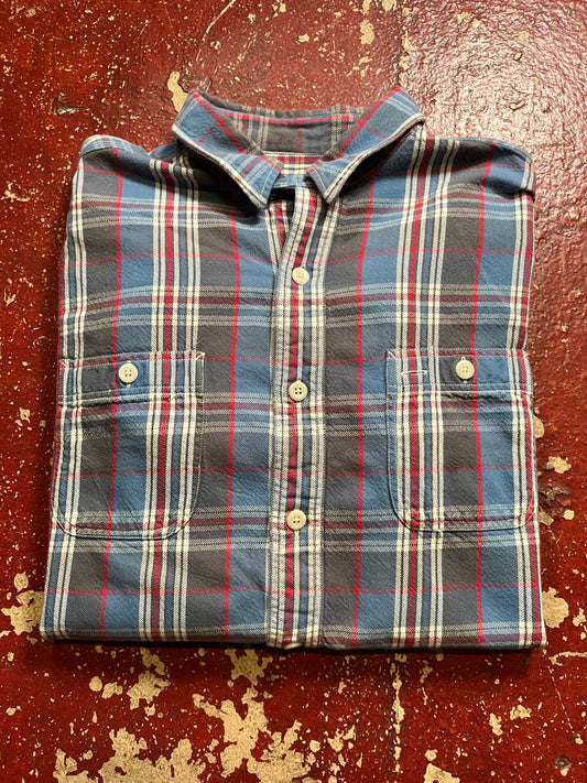 90s Polo Ralph Lauren Blue & Black Flannel