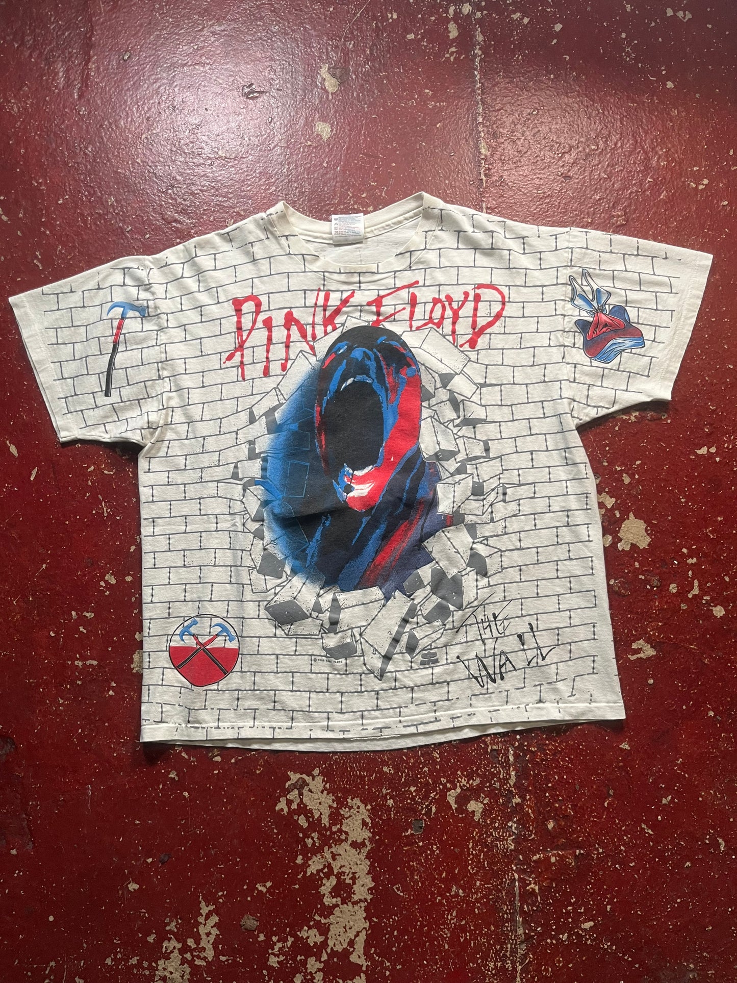 1994 Pink Floyd “The Wall” AOP Tee