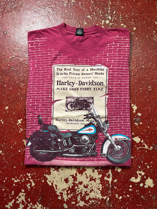 1996 Harley Davidson Brick Tee