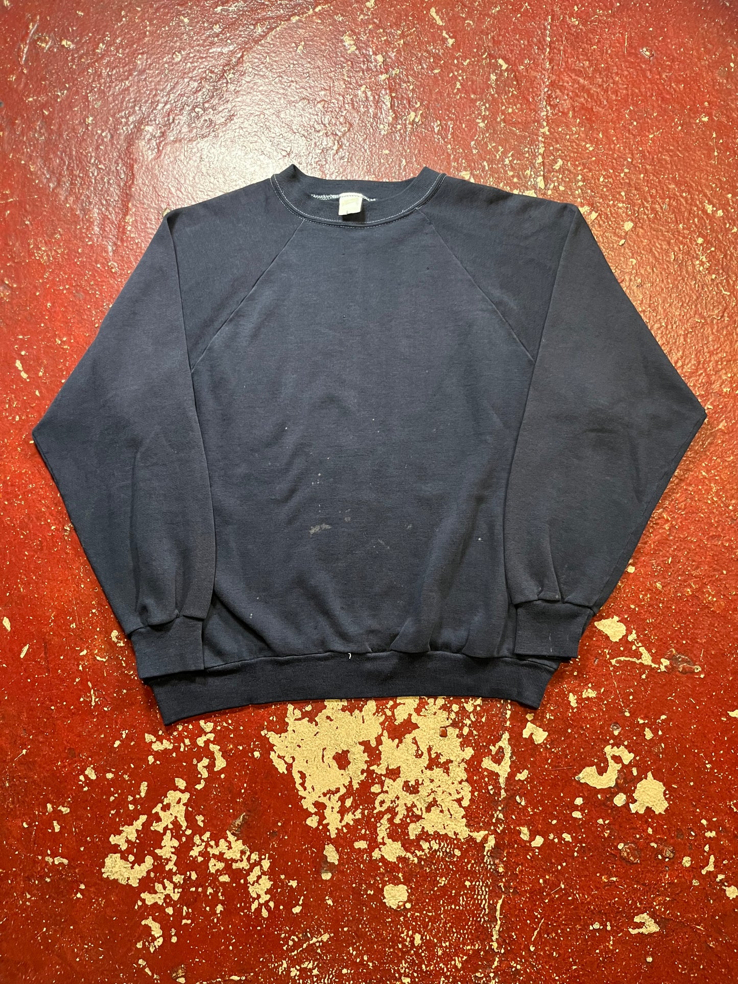 70s/80s Sportswear Navy Blue Crewneck