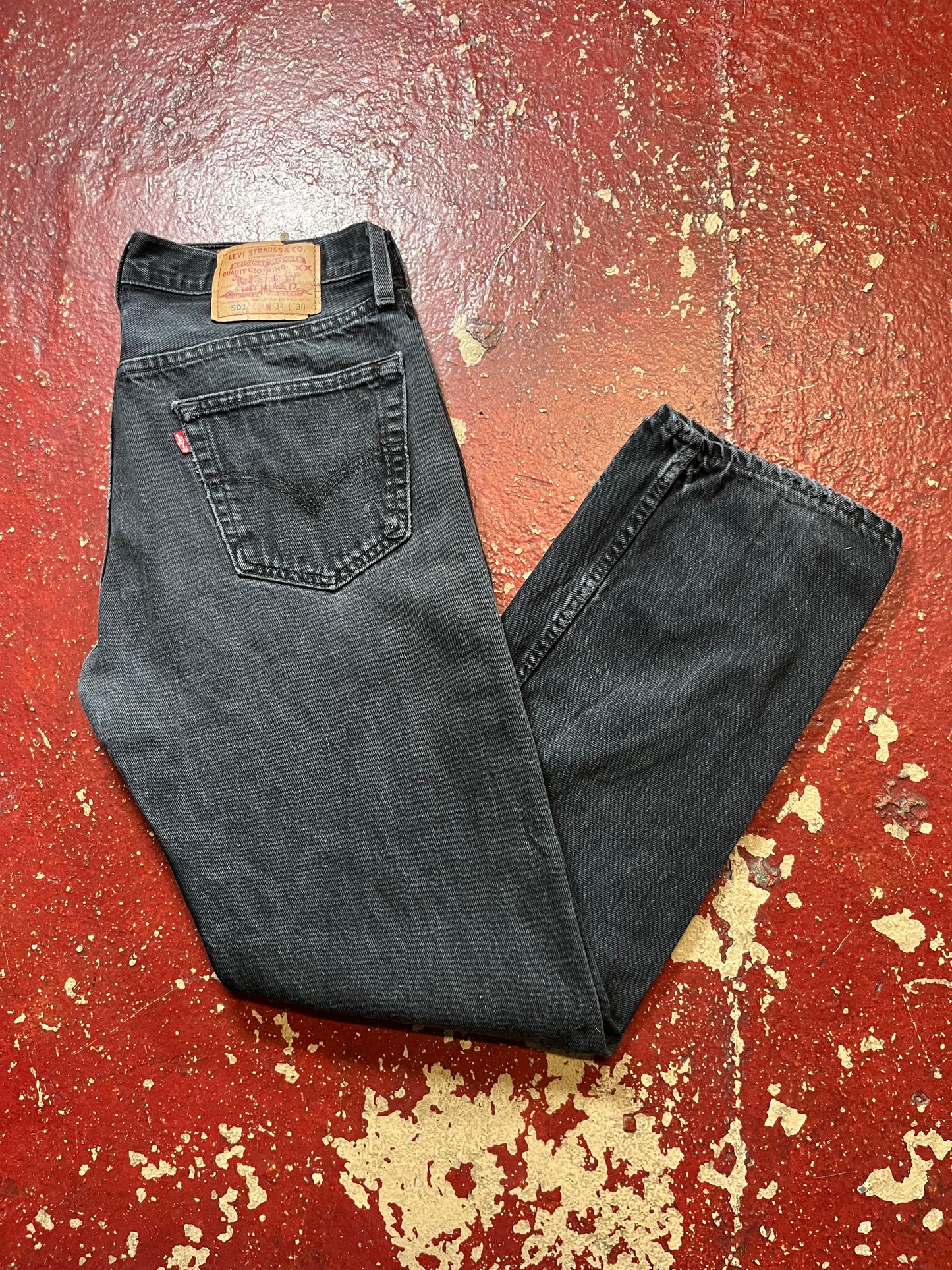 90s Levi’s 501s Black Jeans