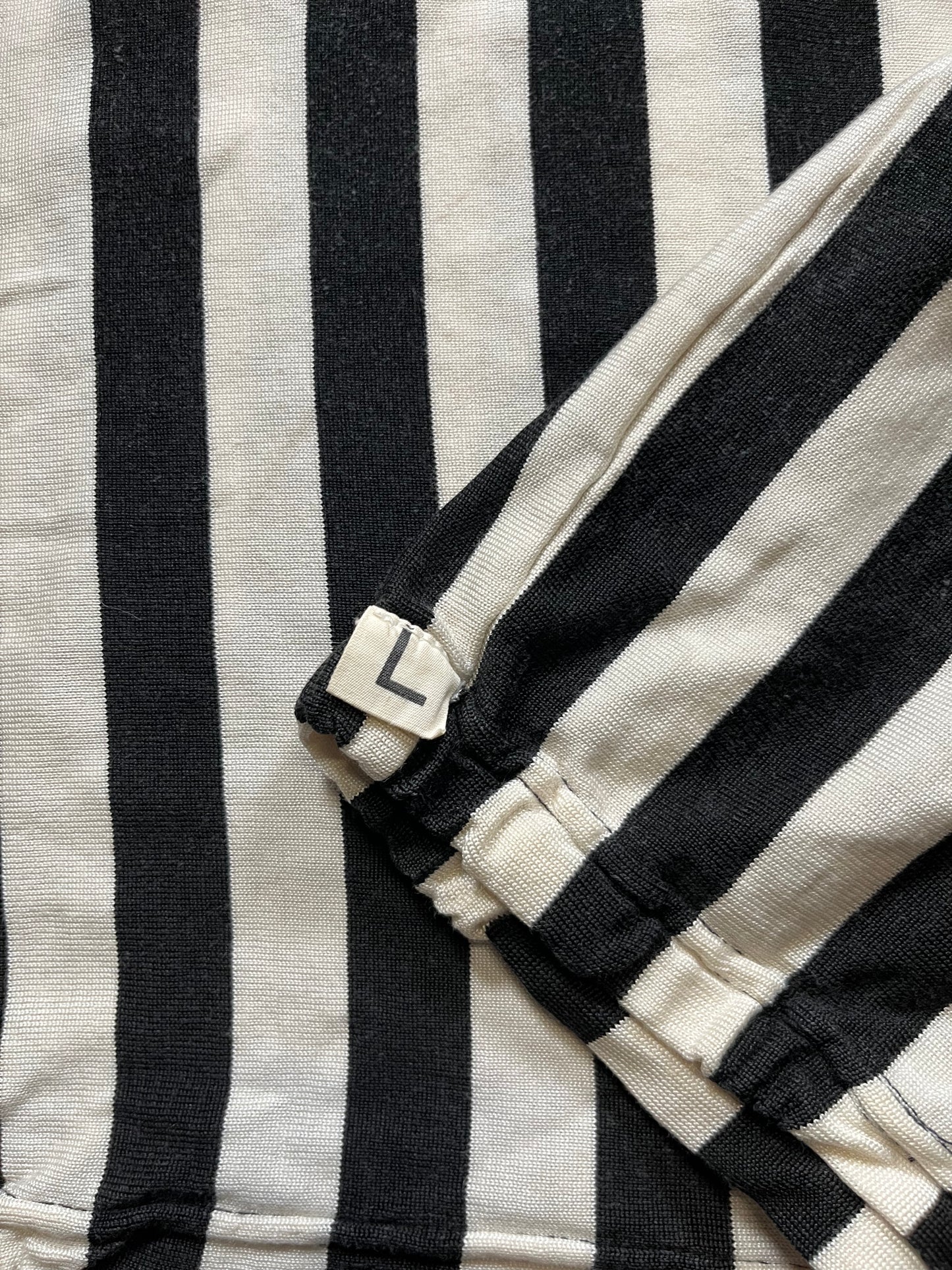 40s/50s White & Black Tank Top
