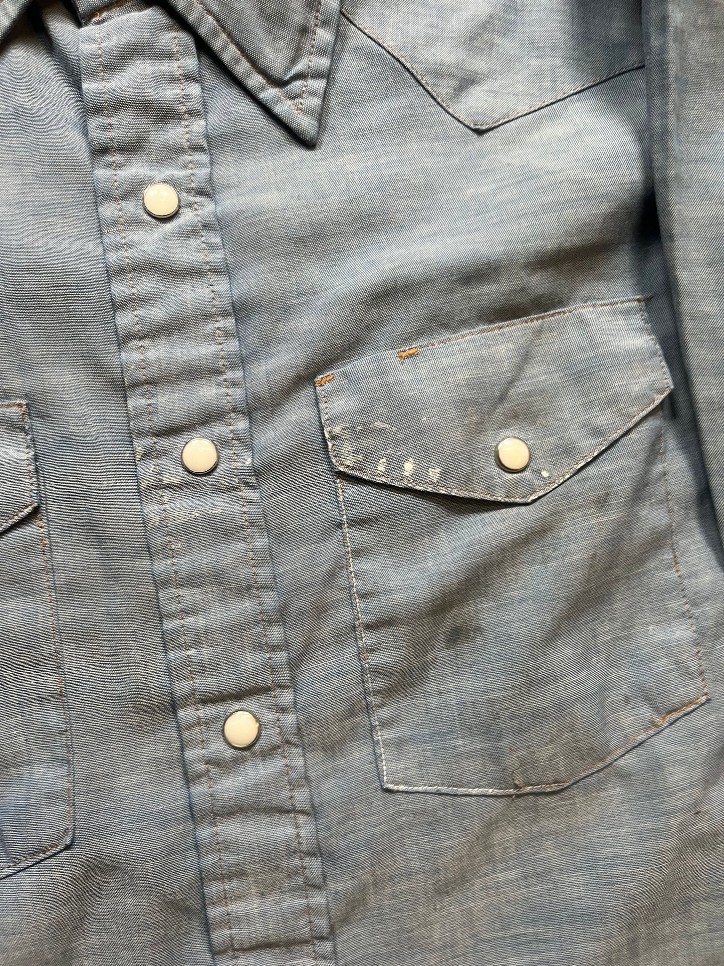 60s Maverick Blue Bell Western Shirt