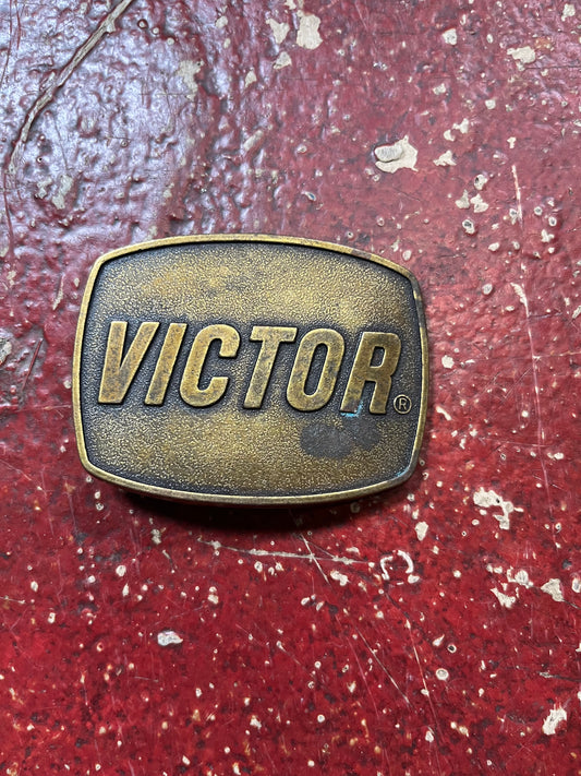 70s Victor Brass Belt Buckle