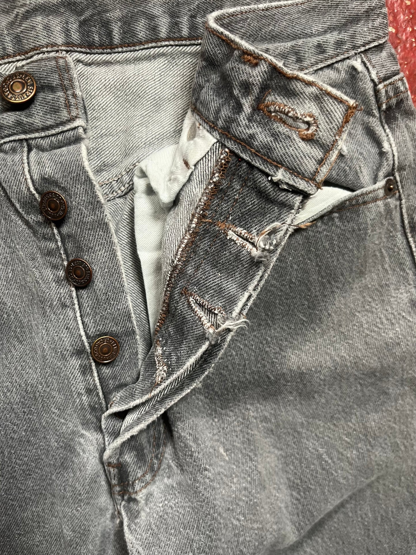 80s Levi’s 501s Black Jeans