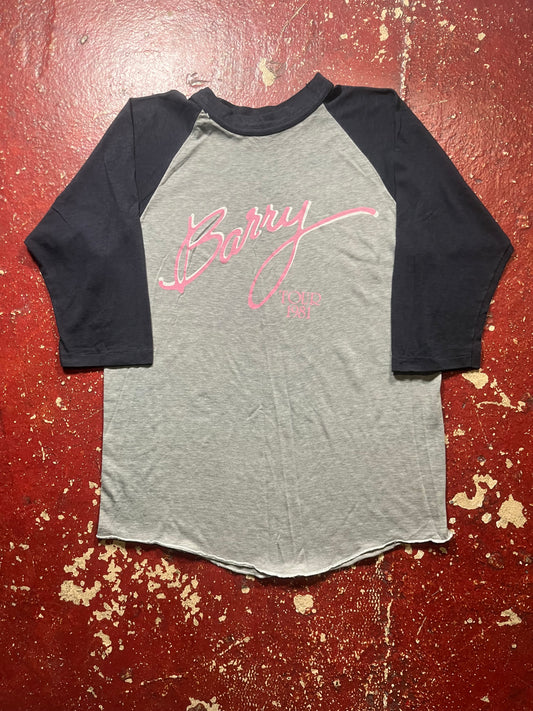 1981 Barry Manilow Quarter Sleeve Shirt