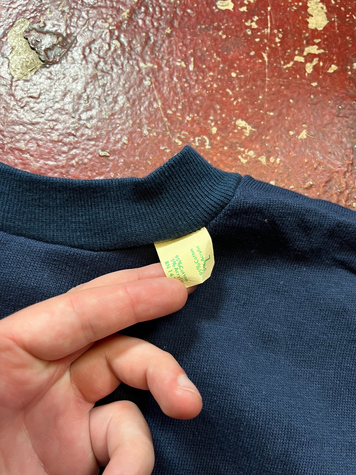 70s Blue Short Sleeve Crewneck